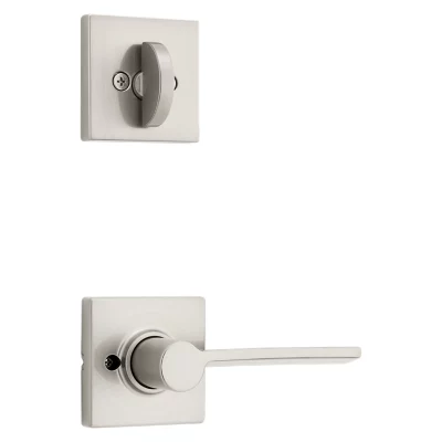 Kwikset Ladera and Deadbolt Interior Pack (Square) - Left Handed - Deadbolt Keyed One Side - for Kwikset Series 687 and 800 Handlesets — manufacturer family view