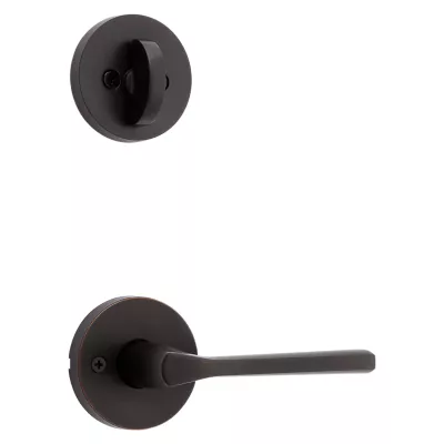 Kwikset Lisbon and Deadbolt Interior Pack (Round) - Deadbolt Keyed One Side - for Signature Series 800 and 687 Handlesets — manufacturer family view