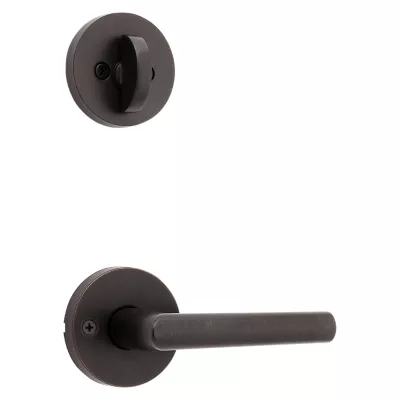 Kwikset Milan and Deadbolt Interior Pack (Round) - Deadbolt Keyed One Side - for Signature Series 800 and 687 Handlesets — manufacturer family view
