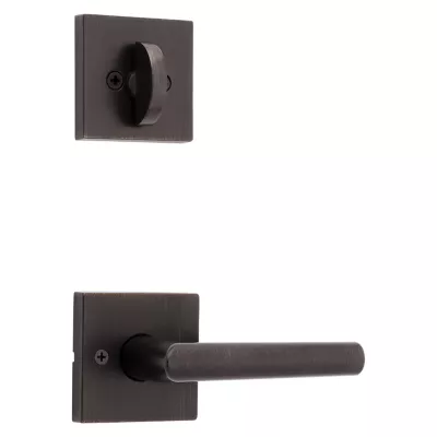 Kwikset Milan and Deadbolt Interior Pack (Square) - Deadbolt Keyed One Side - for Signature Series 800 and 687 Handlesets — manufacturer family view