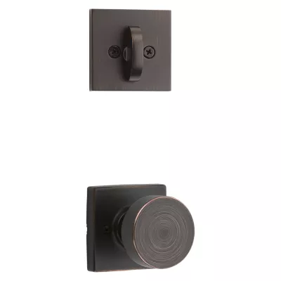 Kwikset Pismo and Deadbolt Interior Pack (Square) - Deadbolt Keyed One Side - for Signature Series 800 and 687 Handlesets — manufacturer family view