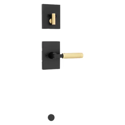 Kwikset Prava and Deadbolt Interior Pack (Rectangle) - Deadbolt Keyed One Side - for Signature Series 818 Handlesets — manufacturer family view
