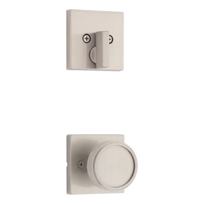 Kwikset Raya Knob and Deadbolt (Square) - Interior Pack