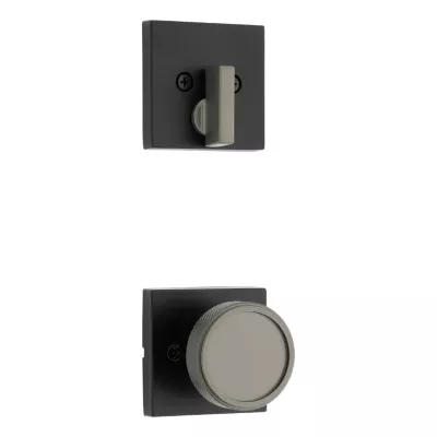 Kwikset Raya Knob and Deadbolt (Square) - Interior Pack — manufacturer family view