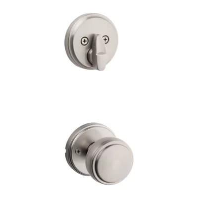 Kwikset Sora and Deadbolt Interior Pack (Round) - Deadbolt Keyed One Side - for Signature Series 814 and 818 Handlesets — manufacturer family view