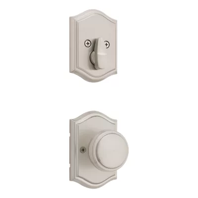 Kwikset Sora and Deadbolt Interior Pack (Arched) - Deadbolt Keyed One Side - for Signature Series 814 and 818 Handlesets — manufacturer family view