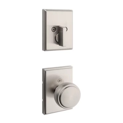 Kwikset Sora and Deadbolt Interior Pack (Rectangle) - Deadbolt Keyed One Side - for Signature Series 814 and 818 Handlesets — manufacturer family view