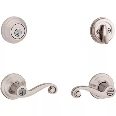 Kwikset Lido Security Set - Deadbolt Keyed One Side - with Pin & Tumbler — manufacturer family view