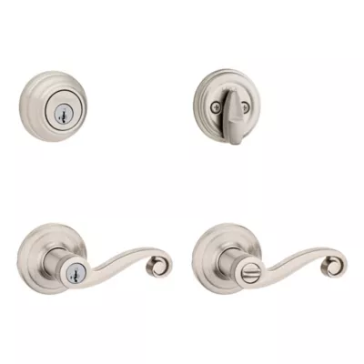 Kwikset Lido Security Set - Deadbolt Keyed One Side - featuring SmartKey