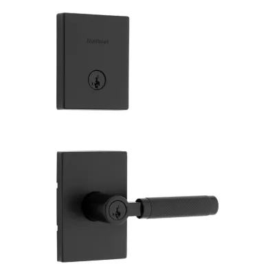Kwikset Prava Security Set (Rectangle) - Deadbolt Keyed One Side - featuring SmartKey