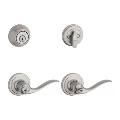 Kwikset Tustin Security Set - Deadbolt Keyed One Side