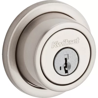 Kwikset Contemporary Round Deadbolt - Keyed One Side — manufacturer family view