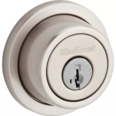 Kwikset Contemporary Round Deadbolt - Keyed Both Sides — manufacturer family view