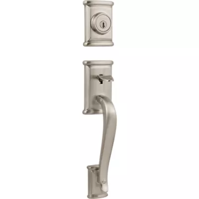 Kwikset Ashfield Handleset - Deadbolt Keyed One Side (Exterior Only) - with Pin & Tumbler — manufacturer family view