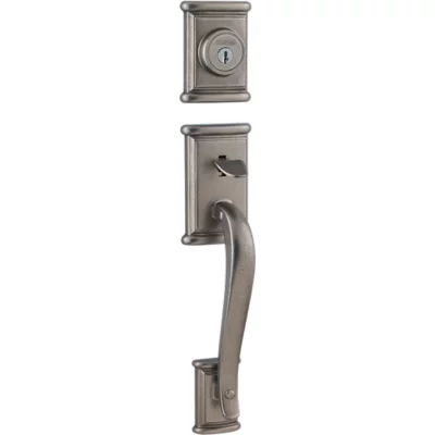 Kwikset Ashfield Handleset with Hancock Knob - Deadbolt Keyed One Side - featuring SmartKey — manufacturer family view