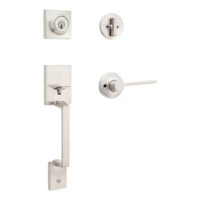 Kwikset Amador Handleset with Ladera Lever - Deadbolt Keyed One Side - featuring SmartKey — manufacturer family view