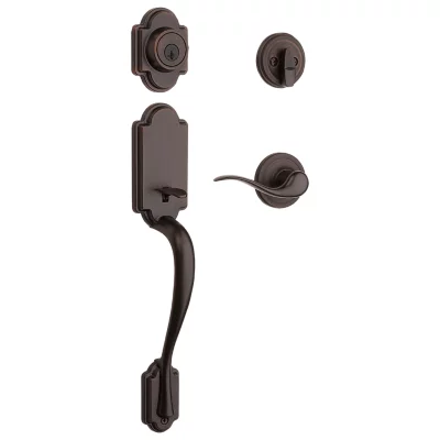 Kwikset Arlington Handleset with Tustin Lever - Deadbolt Keyed One Side - featuring SmartKey — manufacturer family view