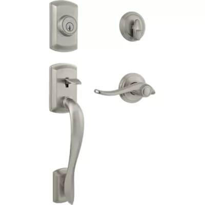 Kwikset Avalon Handleset with Avalon Lever - Deadbolt Keyed One Side - featuring SmartKey — manufacturer family view