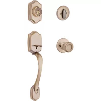 Kwikset Belleview Handleset with Tylo Knob - Deadbolt Keyed One Side - featuring SmartKey — manufacturer family view