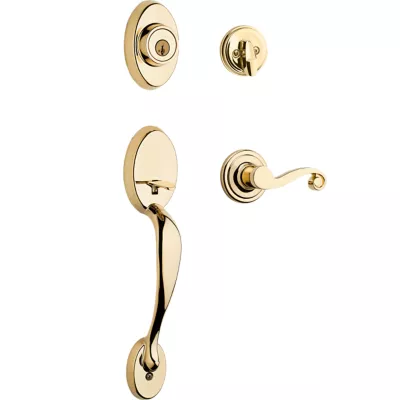 Kwikset Chelsea Handleset with Lido Lever - Deadbolt Keyed One Side - featuring SmartKey — manufacturer family view