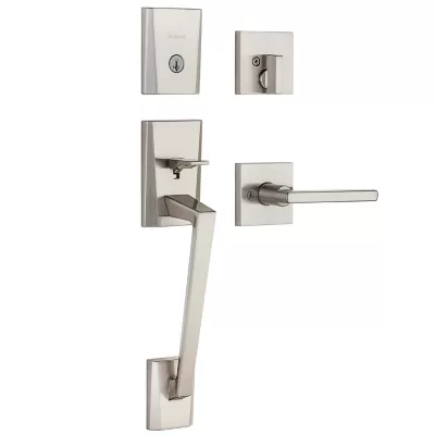 Kwikset Camino Handleset with Halifax Lever - Deadbolt Keyed One Side - featuring SmartKey — manufacturer family view