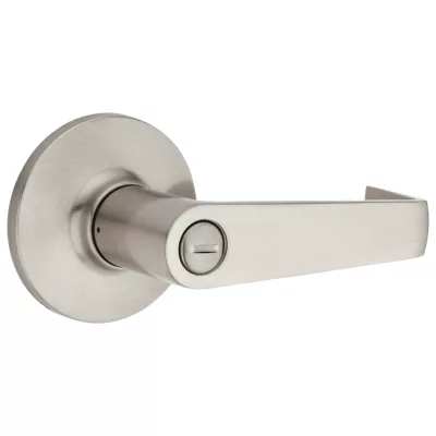 Kwikset Carson Push Button Lever - Bed/Bath