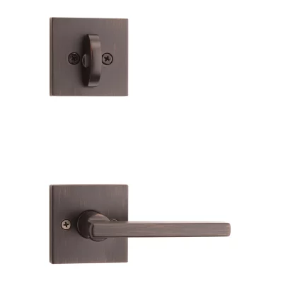 Kwikset Halifax and Deadbolt Interior Pack (Square) - Deadbolt Keyed One Side - for Signature Series 800 and 687 Handlesets — manufacturer family view