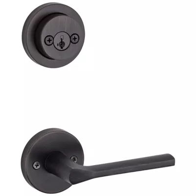 Kwikset Lisbon and Deadbolt Interior Pack (Round) - Deadbolt Keyed Both Sides - featuring SmartKey - for Signature Series 801 Handlesets — manufacturer family view
