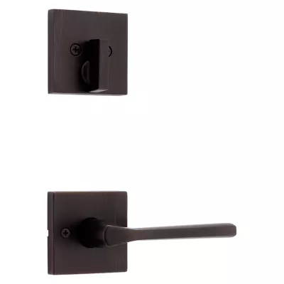 Kwikset Lisbon and Deadbolt Interior Pack (Square) - Deadbolt Keyed One Side - for Signature Series 814 and 818 Handlesets — manufacturer family view
