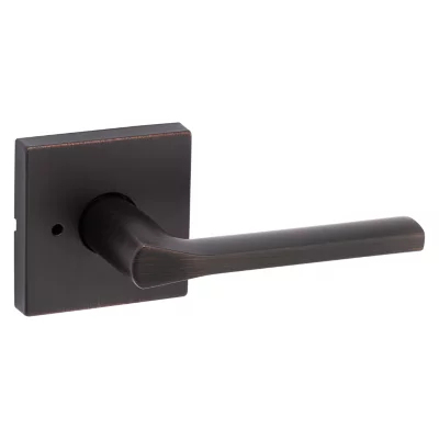 Kwikset Lisbon Lever (Square) - Bed/Bath — manufacturer family view