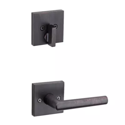 Kwikset Milan and Deadbolt Interior Pack (Square) - Deadbolt Keyed One Side - for Signature Series 814 and 818 Handlesets — manufacturer family view