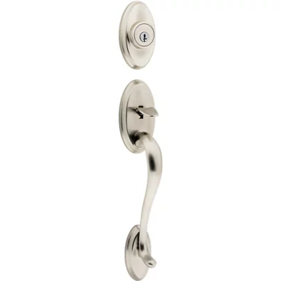 Kwikset Shelburne Handleset - Deadbolt Keyed One Side (Exterior Only) - with Pin & Tumbler — manufacturer family view