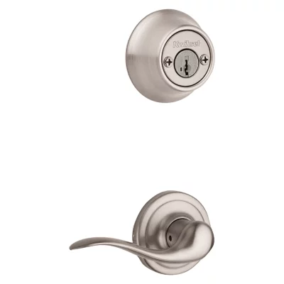 Kwikset Tustin and Deadbolt Interior Pack - Right Handed - Deadbolt Keyed Both Sides - featuring SmartKey - for Kwikset Series 689 Handlesets — manufacturer family view