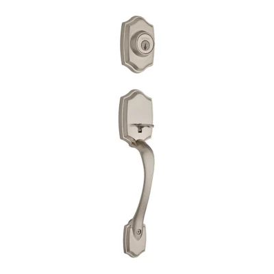 Kwikset Belleview Handleset - Deadbolt Keyed One Side (Exterior Only) - with Pin & Tumbler — manufacturer family view
