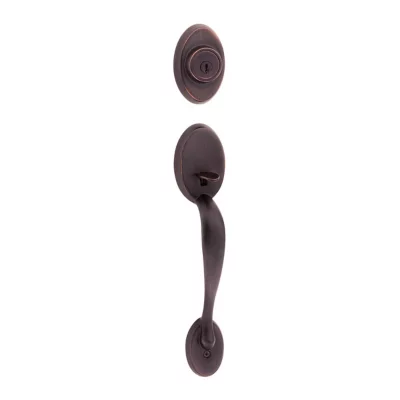 Kwikset Chelsea Handleset - Deadbolt Keyed One Side (Exterior Only) - with Pin & Tumbler — manufacturer family view