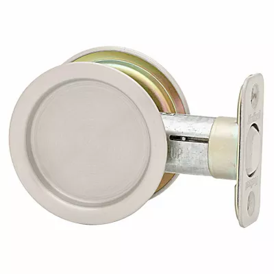 Kwikset 93340 - Round Pocket Door Lock