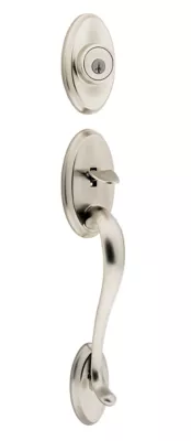 Kwikset Shelburne Handleset - Deadbolt Keyed One Side (Exterior Only) - featuring SmartKey — manufacturer family view