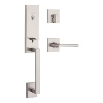 Kwikset Vancouver Handleset with Halifax Lever - Deadbolt Keyed One Side - featuring SmartKey — manufacturer family view