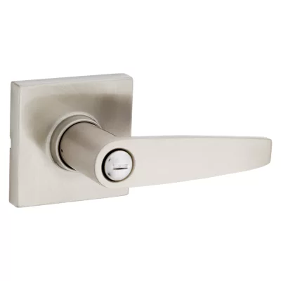 Kwikset Winston Lever (Square) - Bed/Bath - Safe Lock — manufacturer family view
