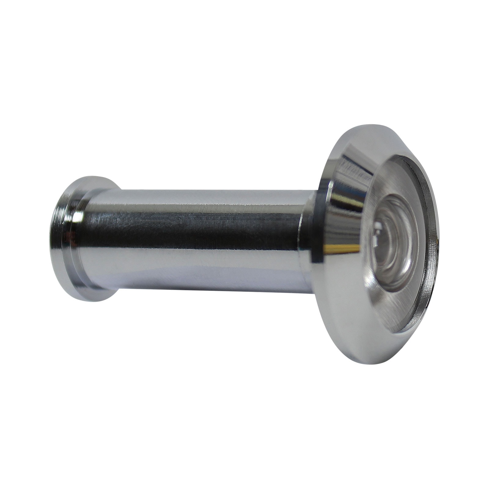 Pamex 180° Viewer, 9/16” Hole, Size: 1-3/8" ~ 2-1/4" in Polished Chrome