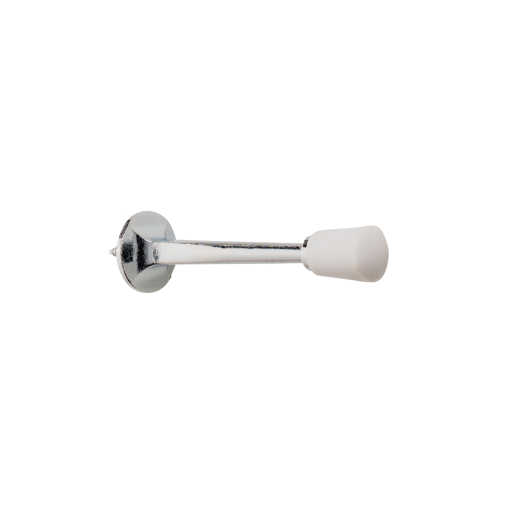 Pamex 3-1/8" Cast Door Stop in Polished Chrome