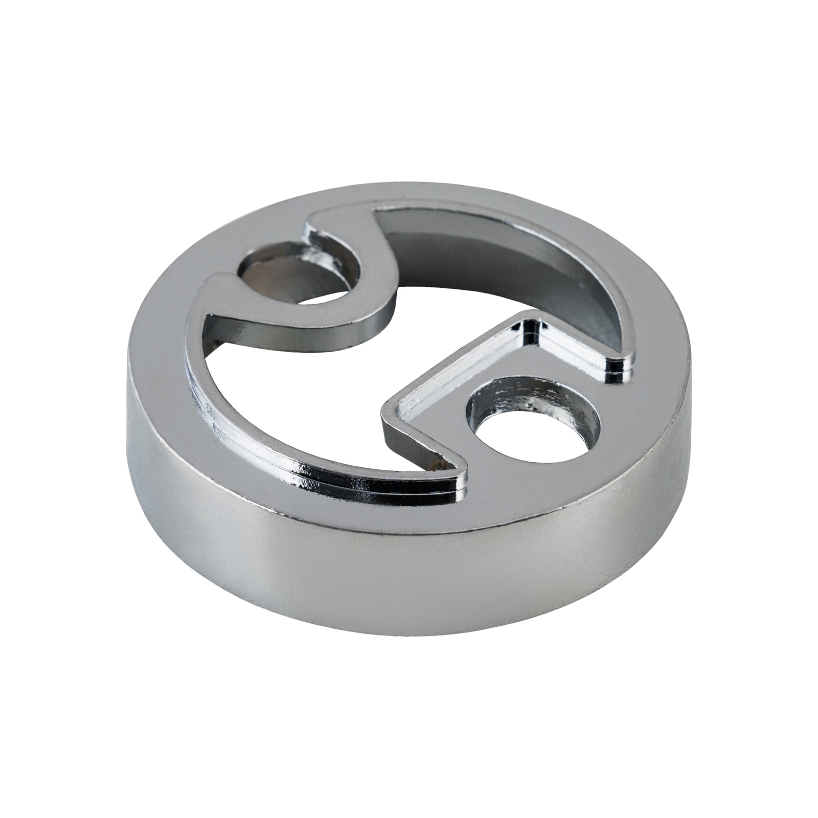 Pamex Round Riser for Dome Stop 3/8" Thick in Polished Chrome