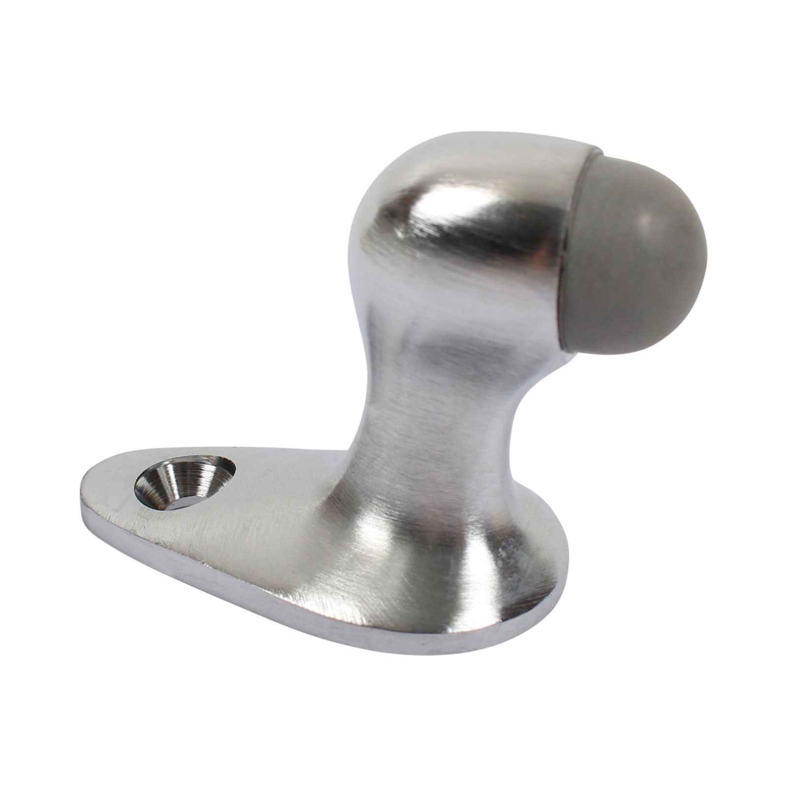 Pamex Goose Neck Floor Stop in Polished Chrome