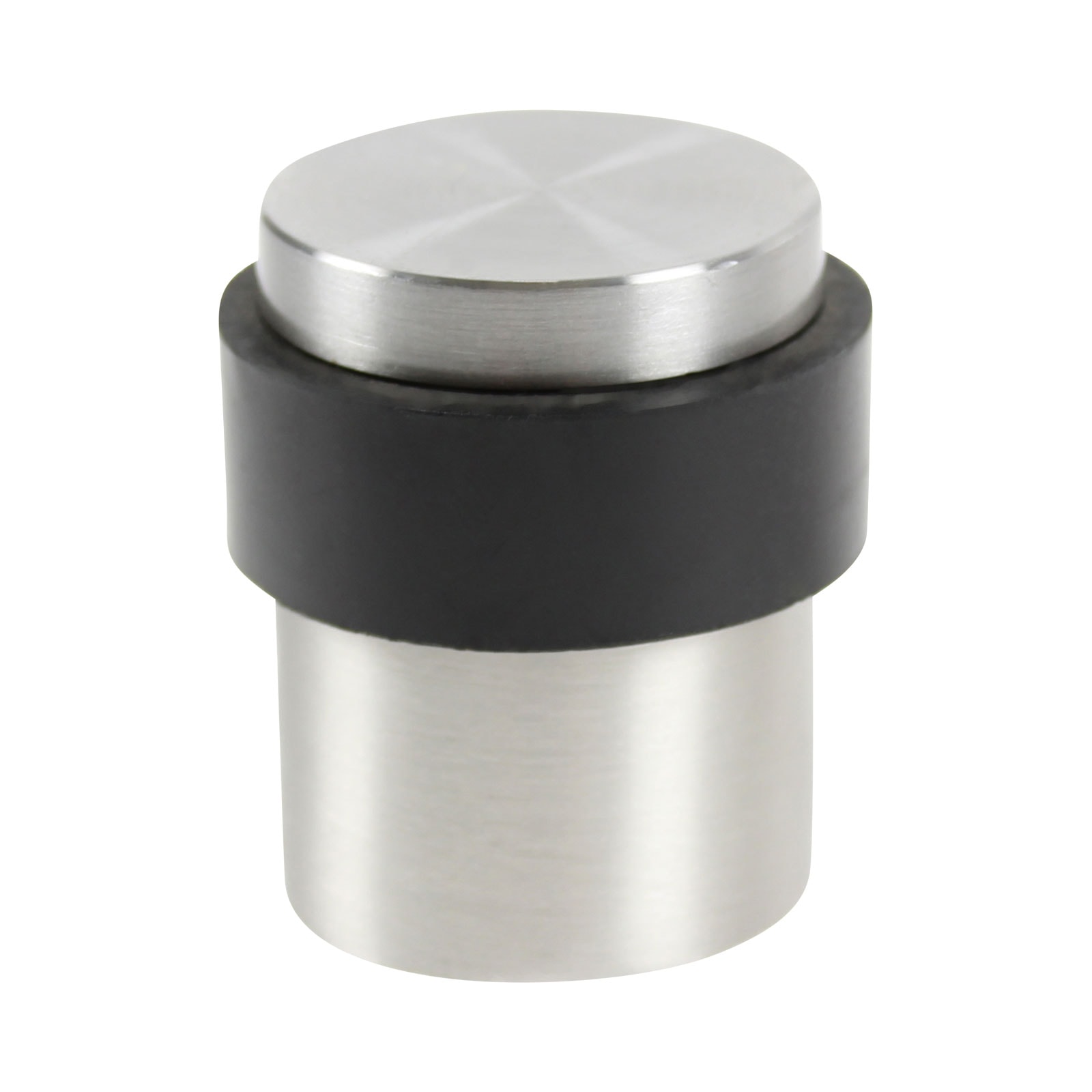 Pamex Cylindrical Floor Stop in Satin Stainless Steel