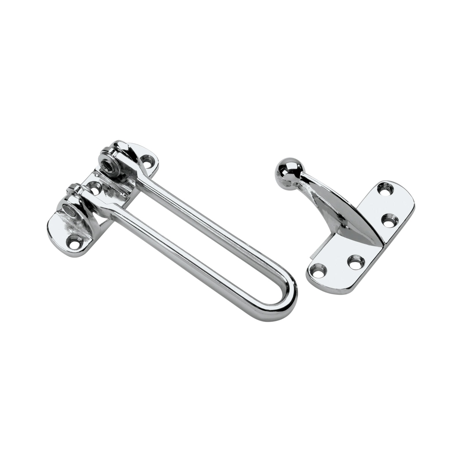 Pamex Swing Bar Door Security Guard in Polished Chrome