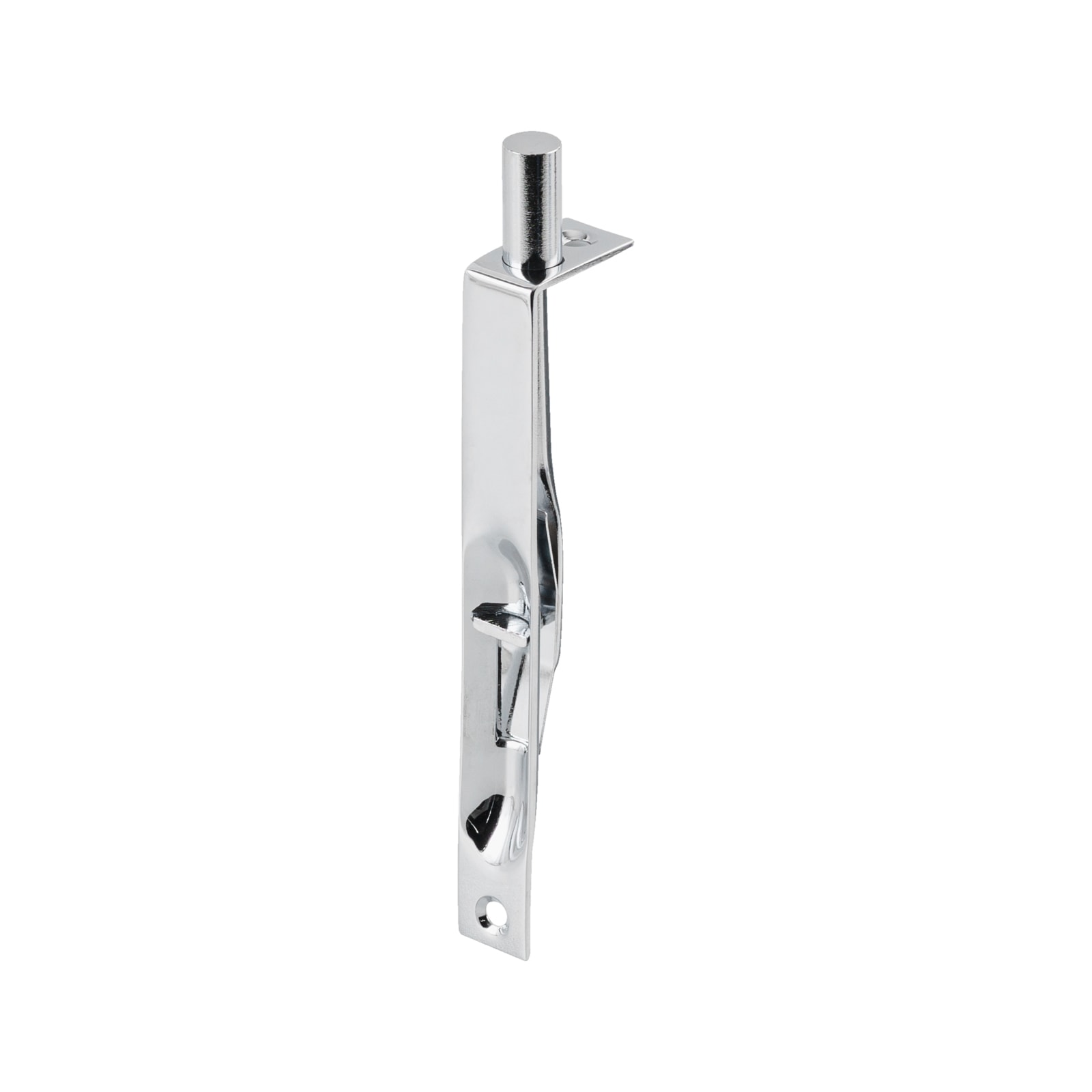 Pamex 6" Flush Bolt - Square Corner in Polished Chrome