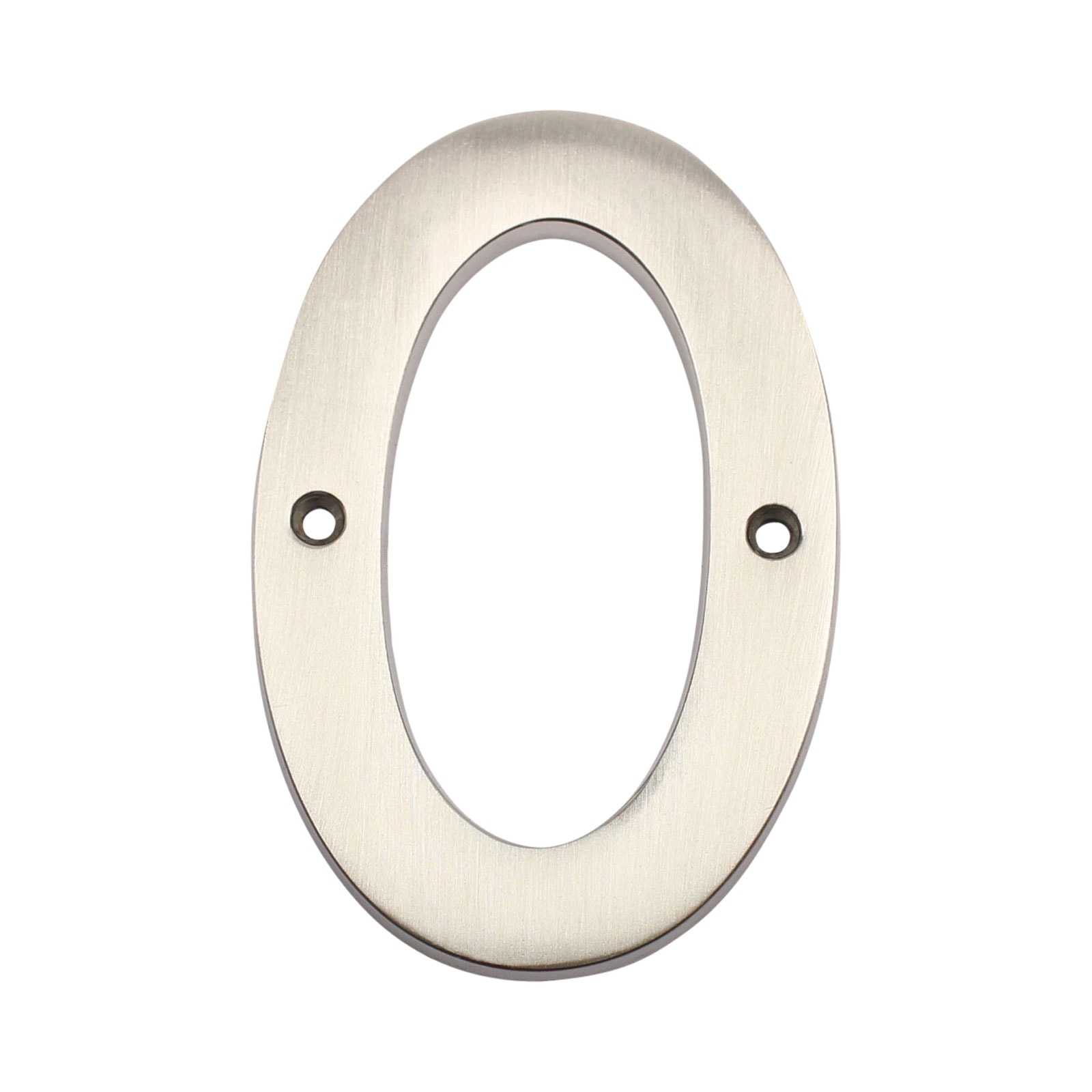 Pamex 4" Heavy-Duty House Number & Letter in Satin Nickel