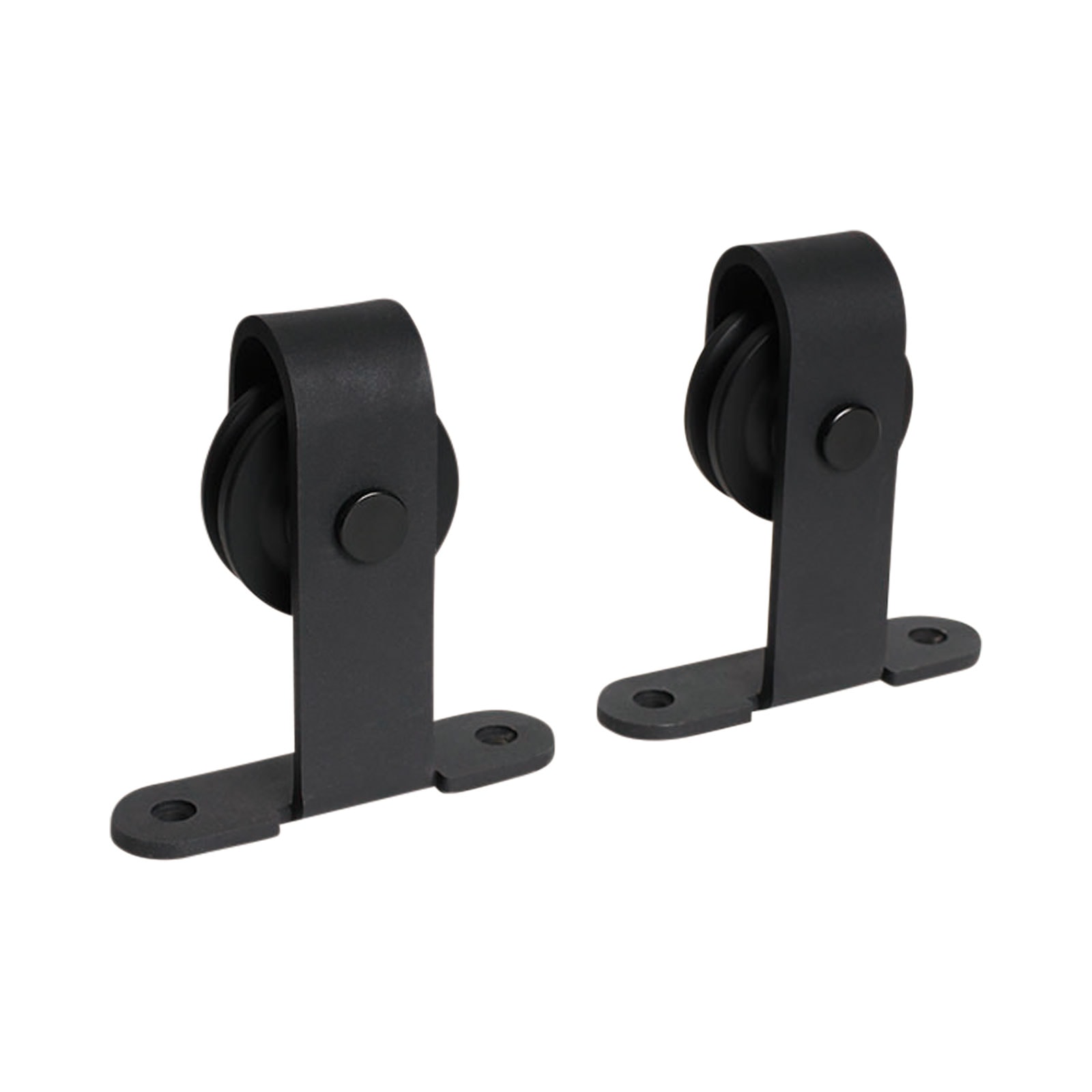 Pamex Single Wheel, Add-A-Door Kit (Less Track) in Matte Black