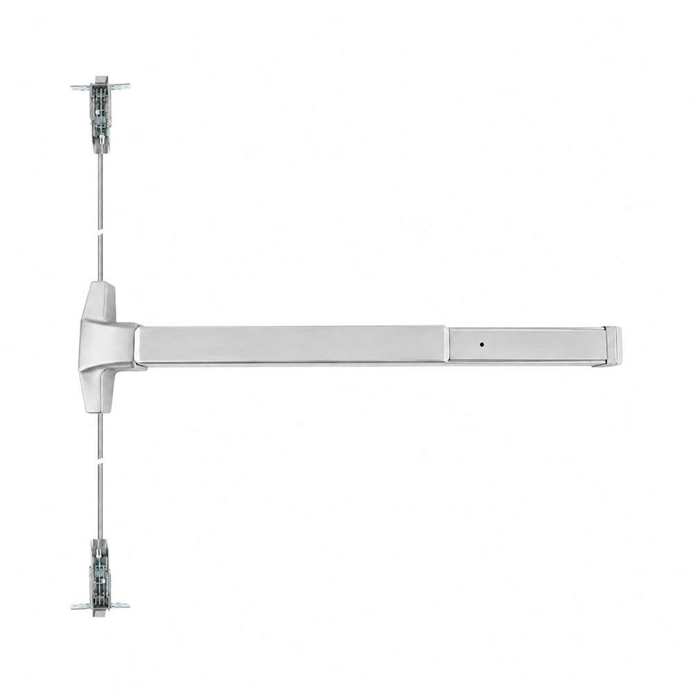 Pamex E9100 Series Concealed Vertical Rod in Satin Stainless Steel