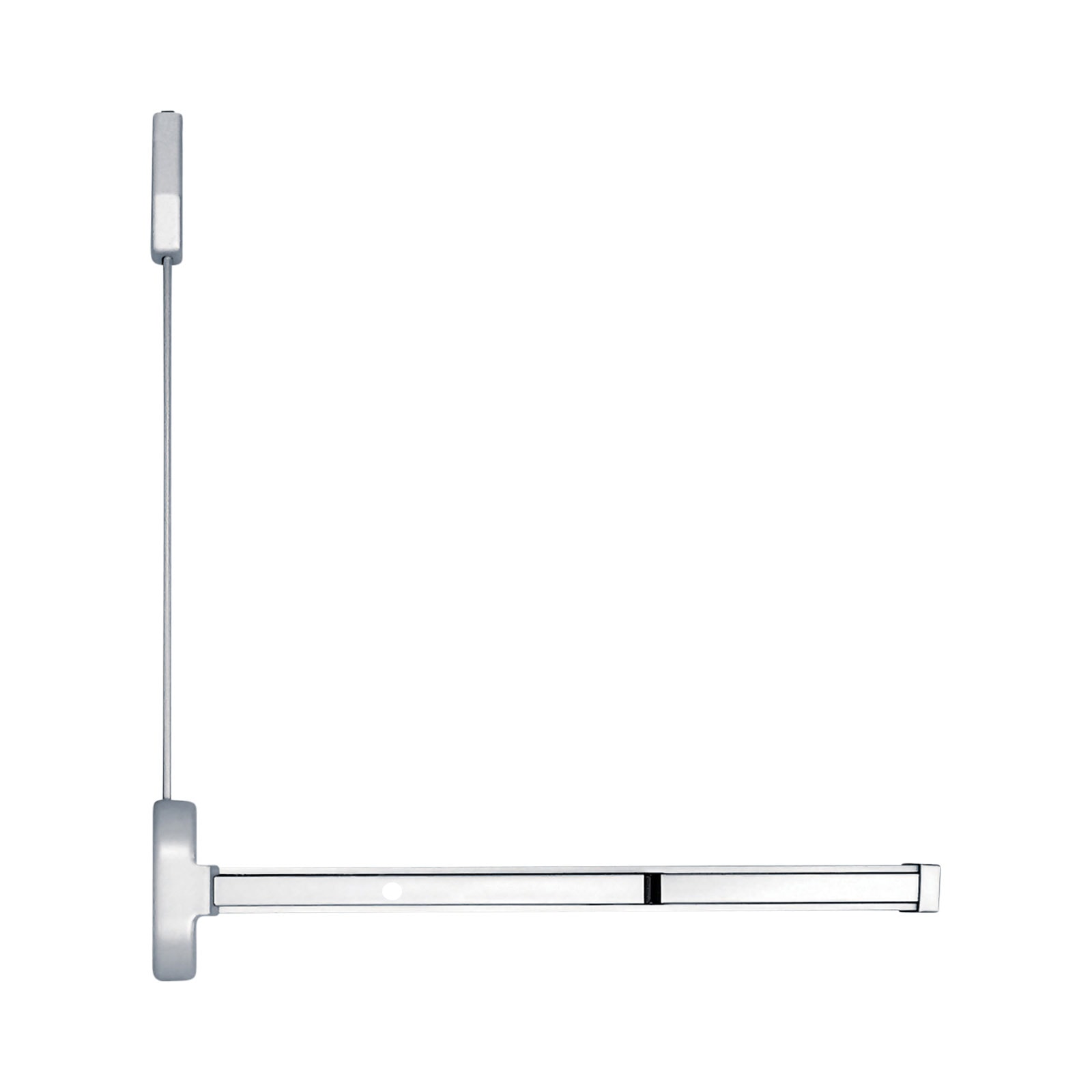 Pamex E5000 Series Less-Bottom-Rod in Satin Stainless Steel
